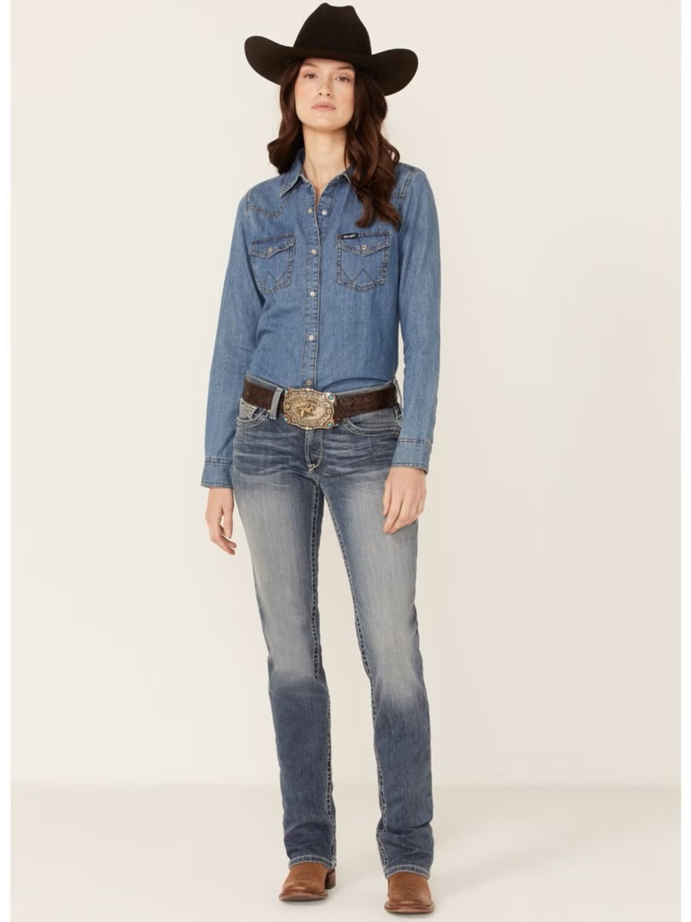 Ariat Rainstorm Straight Leg Riding Jeans 27x29 Iconic Western